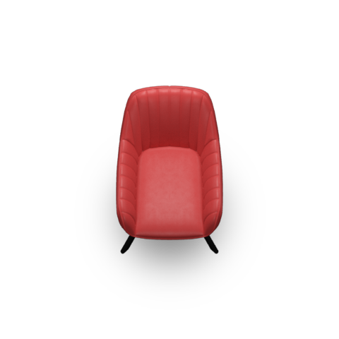 Red Lounge Chair